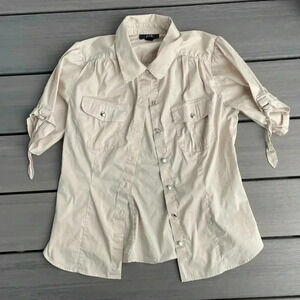 AGB Button‎ Down Blouse Size Small